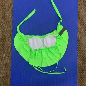 Vibrant Lime Women Bikini Top and Bottom